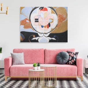 Hilma Af Klint, The Evolution No.13, Abstrakt Art Leinwanddruck