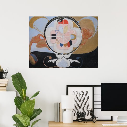 Hilma Af Klint, The Evolution No.13, Abstrakt Art Poster (Heimbüro)