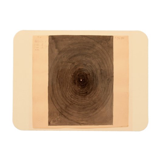Hilma Af Klint, The Parsifal No.1 , Abstract Art Magnet (Horizontal)