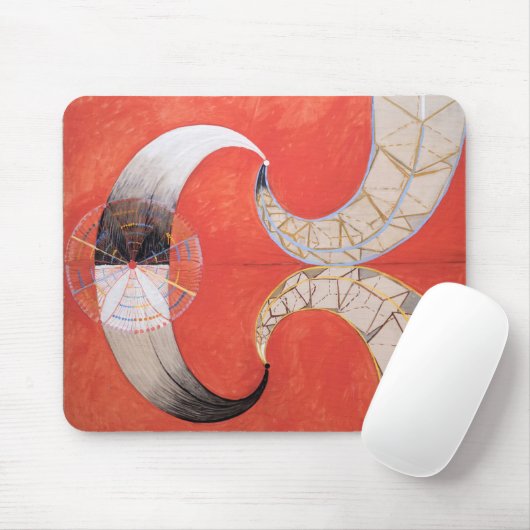 Hilma af Klint The Swan 1501 Mousepad (Mit Mouse)