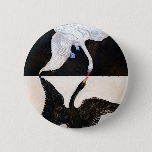 Hilma af Klint The Swan Button (Vorderseite)