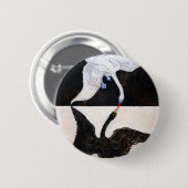 Hilma af Klint The Swan Button (Vorne & Hinten)