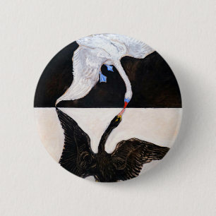 Hilma af Klint The Swan Button