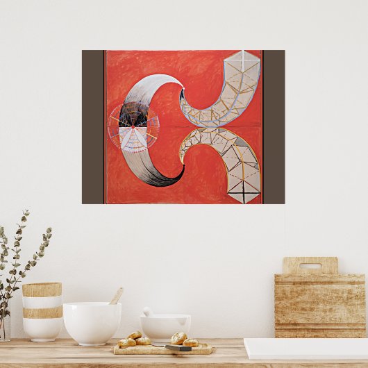 Hilma af Klint - The Swan No. 09 Poster (Küche)