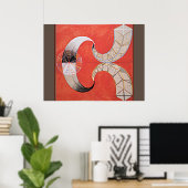 Hilma af Klint - The Swan No. 09 Poster (Heimbüro)