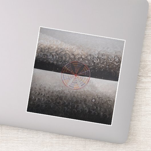 Hilma Af Klint, The Swan No.10, Abstrakt Art Aufkleber (Detail)