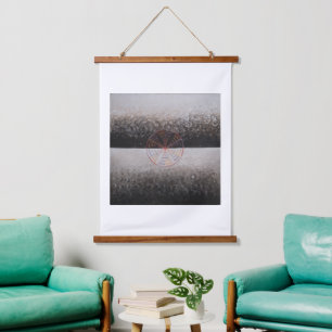 Hilma Af Klint, The Swan No.10, Abstrakt Art Wandteppich Mit Holzrahmen