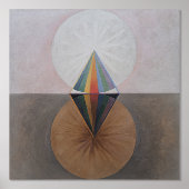 Hilma Af Klint, The Swan No.12, Abstrakt Art Foliendrucke (Vorderseite)