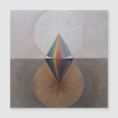 Hilma Af Klint, The Swan No.12, Abstrakt Art Magneteinladung (Vorderseite)