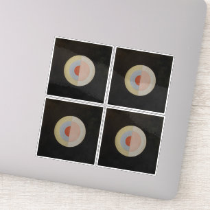 Hilma Af Klint, The Swan No.16, Abstrakt Art Aufkleber