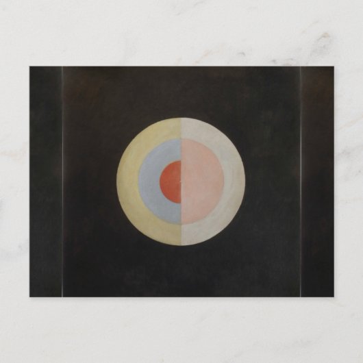 Hilma Af Klint, The Swan No.16, Abstrakt Art Postkarte (Vorderseite)