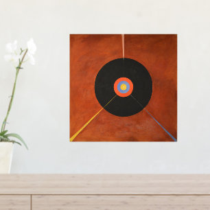 Hilma Af Klint, The Swan No.18, Abstrakt Art Foliendrucke