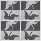 Hilma Af Klint, The Swan No.1, Abstrakt Art Aufkleber (Vorderseite)