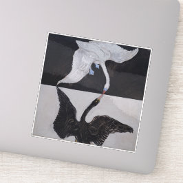 Hilma Af Klint, The Swan No.1, Abstrakt Art Aufkleber