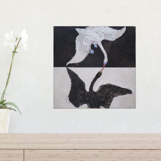 Hilma Af Klint, The Swan No.1, Abstrakt Art Foliendrucke (In Situ (Eingangstisch))