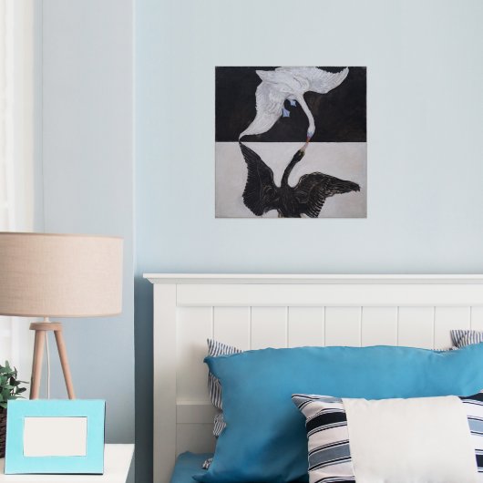 Hilma Af Klint, The Swan No.1, Abstrakt Art Foliendrucke (In Situ (Schlafzimmer))