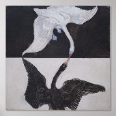 Hilma Af Klint, The Swan No.1, Abstrakt Art Foliendrucke (Vorderseite)