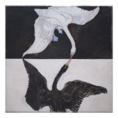 Hilma Af Klint, The Swan No.1, Abstrakt Art Fotodruck (Vorne)
