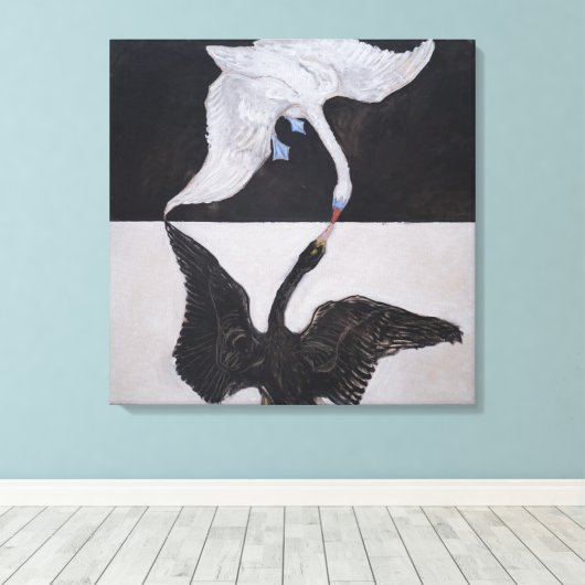 Hilma Af Klint, The Swan No.1, Abstrakt Art Leinwanddruck (Insitu (Holzboden))