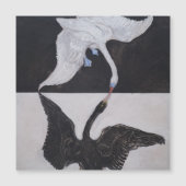 Hilma Af Klint, The Swan No.1, Abstrakt Art Magneteinladung (Vorderseite)