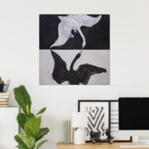 Hilma Af Klint, The Swan No.1, Abstrakt Art