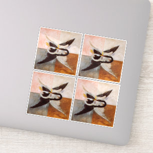 Hilma Af Klint, The Swan No.24, Abstrakt Art Aufkleber