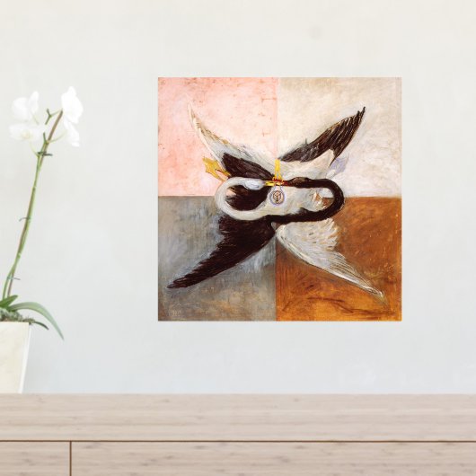 Hilma Af Klint, The Swan No.24, Abstrakt Art Foliendrucke (In Situ (Eingangstisch))
