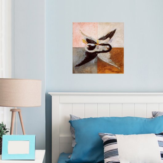 Hilma Af Klint, The Swan No.24, Abstrakt Art Foliendrucke (In Situ (Schlafzimmer))