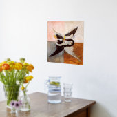 Hilma Af Klint, The Swan No.24, Abstrakt Art Foliendrucke (Ablage(Küche))