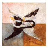 Hilma Af Klint, The Swan No.24, Abstrakt Art Fotodruck (Vorne)
