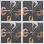 Hilma Af Klint, The Swan No.7, Abstrakt Art Aufkleber (Vorderseite)