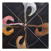 Hilma Af Klint, The Swan No.7, Abstrakt Art Fotodruck (Vorne)