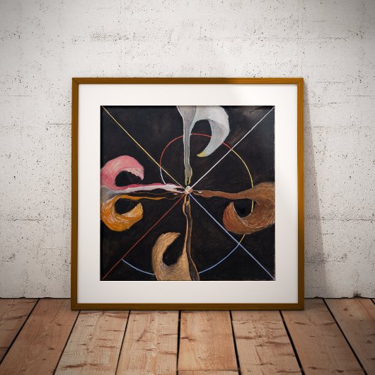 Hilma Af Klint, The Swan No.7, Abstrakt Art Fotodruck
