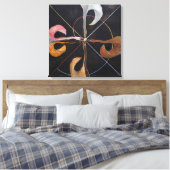 Hilma Af Klint, The Swan No.7, Abstrakt Art Leinwanddruck (Insitu (Schlafzimmer))
