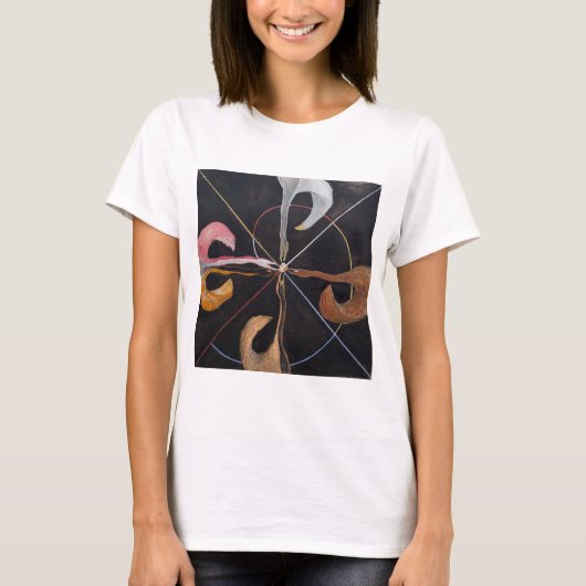 Hilma Af Klint, The Swan No.7, Abstrakt Art T-Shirt (Vorderseite)