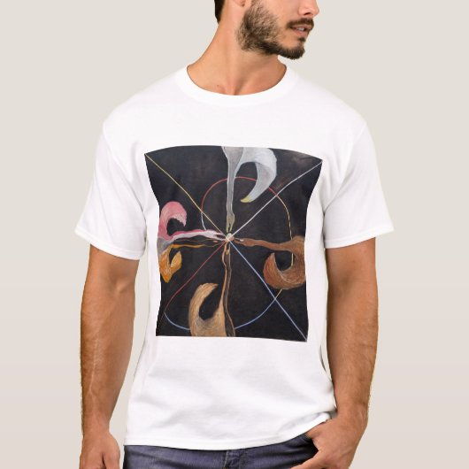 Hilma Af Klint, The Swan No.7, Abstrakt Art T-Shirt (Vorderseite)
