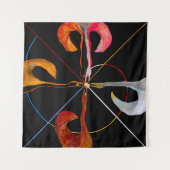 Hilma af Klint - The Swan No. 7 Wandteppich (Vorderseite (Horizontal))