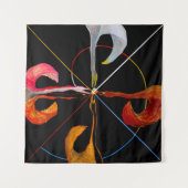 Hilma af Klint - The Swan No. 7 Wandteppich (Vorderseite)