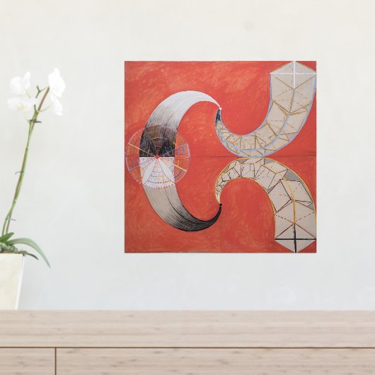 Hilma Af Klint, The Swan No.9, Abstrakt Art Foliendrucke (In Situ (Eingangstisch))