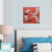 Hilma Af Klint, The Swan No.9, Abstrakt Art Foliendrucke (In Situ (Schlafzimmer))