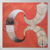 Hilma Af Klint, The Swan No.9, Abstrakt Art Foliendrucke (Vorderseite)