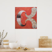 Hilma Af Klint, The Swan No.9, Abstrakt Art Poster (Küche)