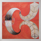 Hilma Af Klint, The Swan No.9, Abstrakt Art Poster (Vorne)