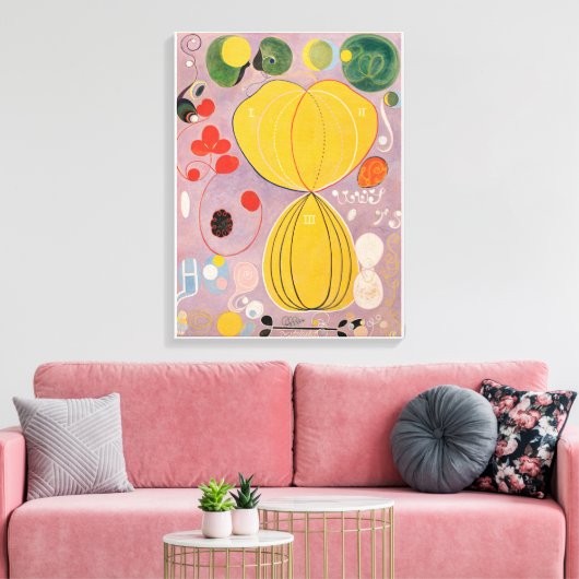 Hilma Af Klint, The Ten Größe No7, Abstrakt Art Leinwanddruck (Insitu (Wohnzimmer))