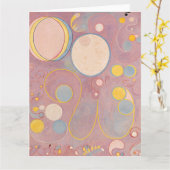 Hilma Af Klint, The Ten Größe No8, Abstrakt Art Karte (Gelbe Blume)