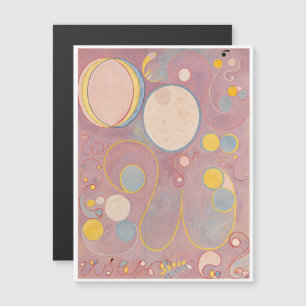 Hilma Af Klint, The Ten Größe No8, Abstrakt Art Magneteinladung