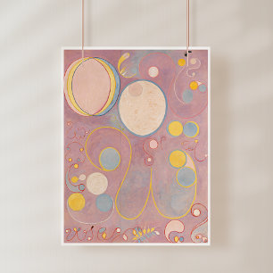Hilma Af Klint, The Ten Größe No8, Abstrakt Art Poster