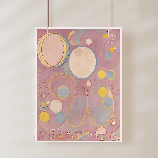 Hilma Af Klint, The Ten Größe No8, Abstrakt Art Poster
