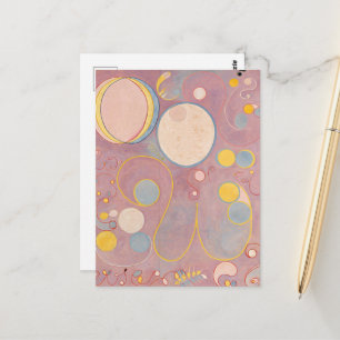 Hilma Af Klint, The Ten Größe No8, Abstrakt Art Postkarte