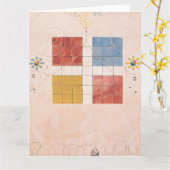 Hilma Af Klint, The Ten Größte No10, Abstrakt Art Karte (Gelbe Blume)